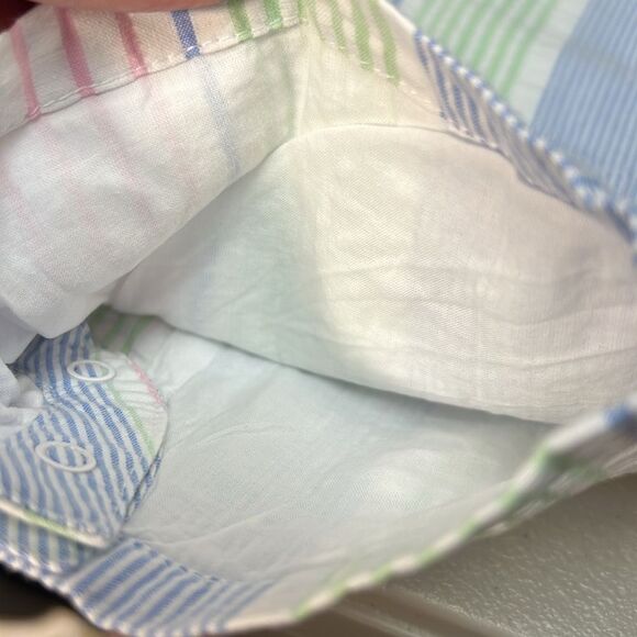 Janie and Jack 100048695 Baby Striped Seersucker Romper size 0-3 months NWT - Picture 8 of 9